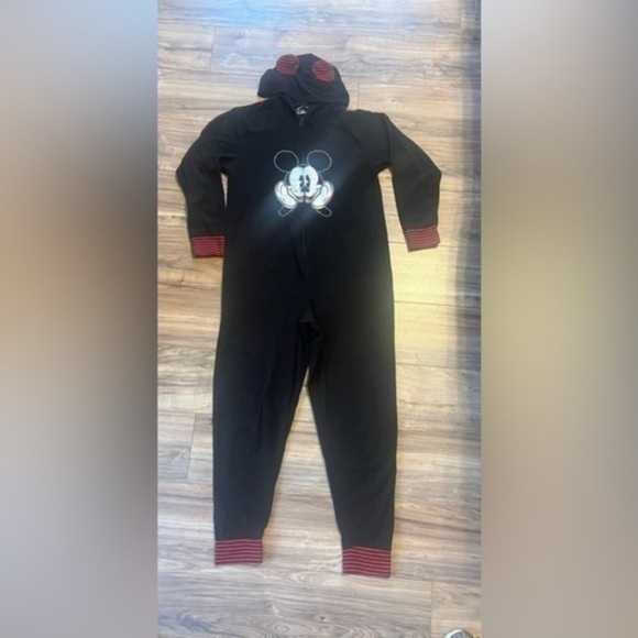 Disney, Mickey Mouse, feet less  pajamas size large - Picture 1 of 4
